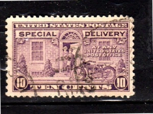 #E15 10 CENT SPECIAL DELIVERY F-VF USED a - Picture 1 of 2