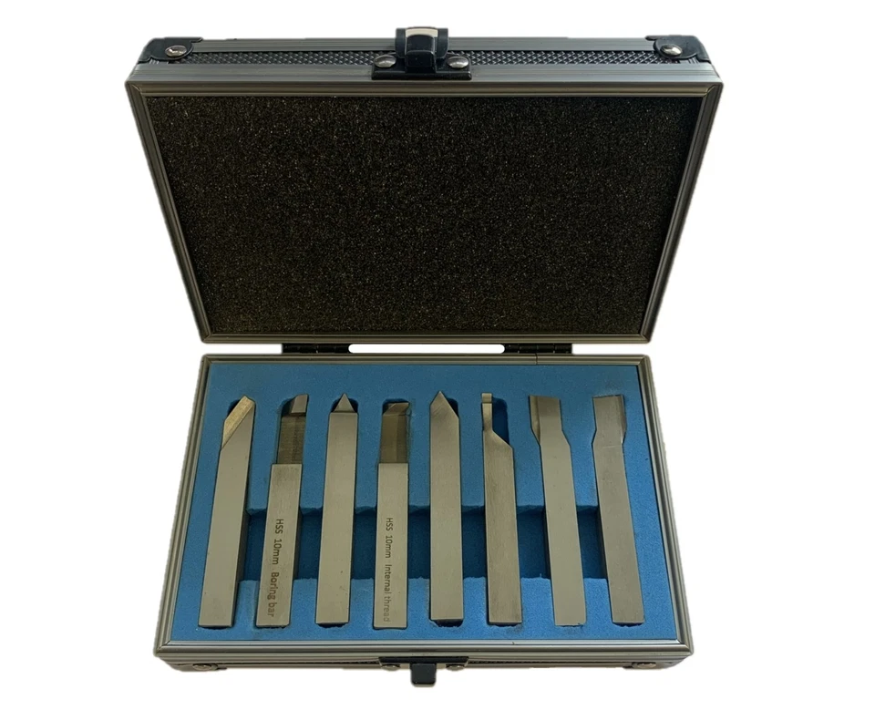 HSS LATHE TURNING TOOL SETS 8PC VARIOUS SIZES AVAILABLE HIGH SPEED STEEL RDG - Image 1 of 1