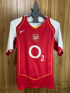 Camiseta de fútbol roja para hombre Arsenal Nike 2004/05 local Highbury Era talla M - Imagen 1 de 13