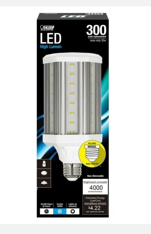 Feit Electric acre A23 E26 (Medium) LED Bulb Daylight 300 Watt Equivalence 1 pk - Image 1 of 1