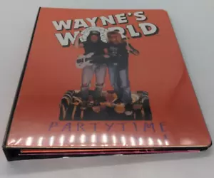 Vintage, Wayne’s World, SNL 3 Ring Binder Impact International, 1992 B5 - Picture 1 of 9