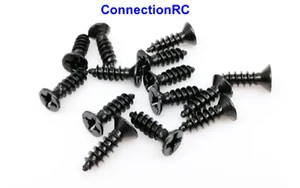 Self Tapping Screws Black Flat Phillips Head-M4, M3, M2.5, M2 - various lengths - Picture 1 of 1