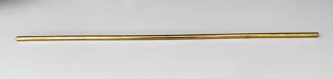 Morris Chair Adjusting Back Support Polished Brass Rod  Reclining Back,  26 1/4" Cover