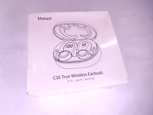 Matast C16 True Wireless Earbuds Bluetooth Headphones (S3) - Picture 1 of 3