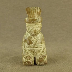 Han Dynasty Carved Chinese Antique Jade Statue Official Figure Figurine - Picture 1 of 6