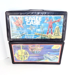 VTG Space Case 24 12 Figure Carrying Collector Case Lot x2 Miner Industries KO - Picture 1 of 8