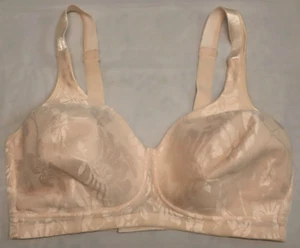 PLAYTEX Lift and Support peach floral bra size 38DD - Picture 1 of 4