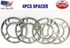 4PCS UNIVERSAL WHEEL SPACER FIT 4 LUG & 5 LUG THICKNESS: 5MM (3/16'') - Picture 1 of 2