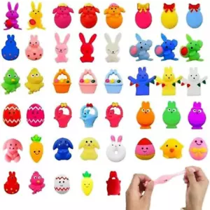 45Pcs Easter Mochi Squishy Toys Mini Kawaii Animal Squishy Toy Stress Relief Eas - Picture 1 of 7