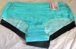 UNIONBAY ~ Paquete de 2 BRAGAS PANTALONES CORTOS DE NIÑO Azul y Negro ~ Para mujer Grande ~ Nuevo con etiquetas - Imagen 1 de 3
