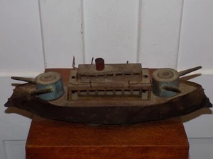 Vintage Dayton Scheible Toy Hill Climber Battleship - Picture 1 of 7