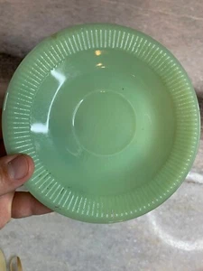 Antique Green Jadeite Saucer 5.75" W - Picture 1 of 3