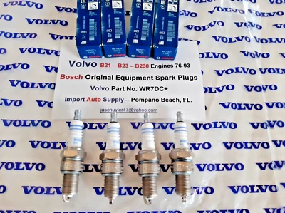 Bujías OEM Volvo 240 - 242 - 244 245 - 740 - 760 - 780 - 940 -76-95 BOSCH Foto 1 de 3