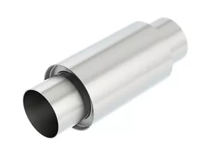 Borla CrateMuffler Long XR-1 3-1/2 inch Shorty Racing Center Round Muffler - Picture 1 of 1