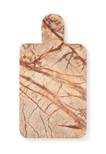 Servierbrett Brett Schneidebrett Marmor Braun L 33 Marmor-Schneidebrett Braun - Bild 1 von 3