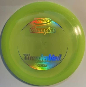 INNOVA CHAMPION THUNDERBIRD 168.19 GRAMS LEMON-LIME w/PRIZM HOT-STAMP - Picture 1 of 2