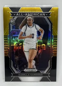 2024-25 Prizm Draft Picks Kamilla Cardoso All American Black Gold Refractor /5 - Bild 1 von 4