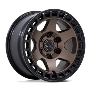 17" Black Rhino Hard Alloys BR022 Bahari Burnt Bronze Black Lip 17x8.5 6x5.5 -10 - Picture 1 of 8