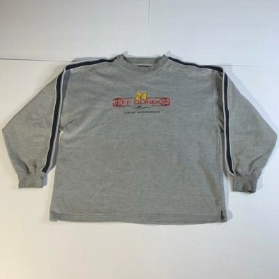 Винтажная толстовка Jeff Gordon Dupont Motorsports Chase Authentics серая L - Изображение 1 из 4
