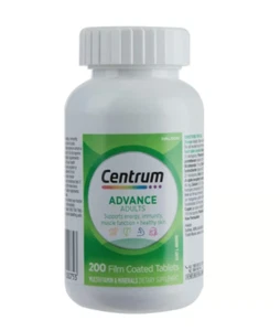 Centrum Advance for Adults 200 Tablets Multivitamin & Minerals New - Picture 1 of 1