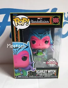 Funko Pop Bruja Escarlata Luz Negra #986 Marvel WandaVision Wanda Maximoff - Imagen 1 de 12