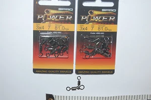 2 packs spro combination power swivels size 3x4 81.0kgs (178lb) 4582-003 - Picture 1 of 4