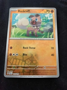 Pokemon TCG - Rockruff - 116/193 Reverse Holo Paldea Evolved - Picture 1 of 1