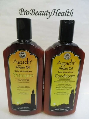 Champú y acondicionador hidratante diario AGADIR ARGAN OIL 12,4 OZ ¡raspado! Foto 1 de 2