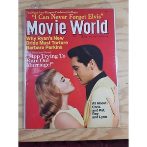 Vintage Movie World Magazine Elvis Presley Original Publication Vol 14 No 4 July - Picture 1 of 2