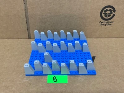 Piezas LEGO - Gris Azulado Claro Pendiente 65 2x1x2 - Nº 60481 - CANTIDAD 25 Foto 1 de 4