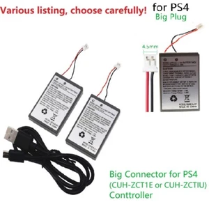 2000mAh Akku für Sony PS4 Playstation 4 Controller + USB-Kabel - Bild 1 von 28