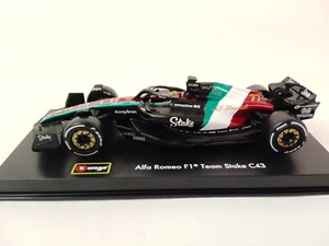 BURAGO 1:43 AUTO ALFA ROMEO C43 F1 TEAM STAKE #77 BOTTAS MONZA GP 2023  18-38086 - Foto 1 di 2
