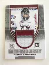 CHL Hockey Card,Patrik Bartosak,Game-Used Jersey,BTP 2014