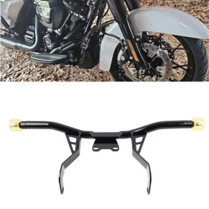 Front Engine Guard Crash Bars For Harley Touring Road Street Gilde 2014-24 - Picture 1 of 11
