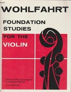 Wohlfahrt Foundation Studies for the Violin Book 2 Used - Picture 1 of 1