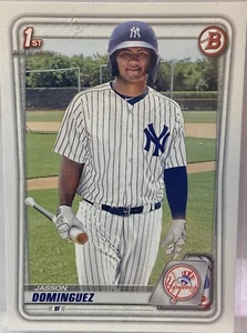 2020 1st Bowman Jasson Dominguez NY Yankee Huge Prospect BP 8 - Picture 1 of 2