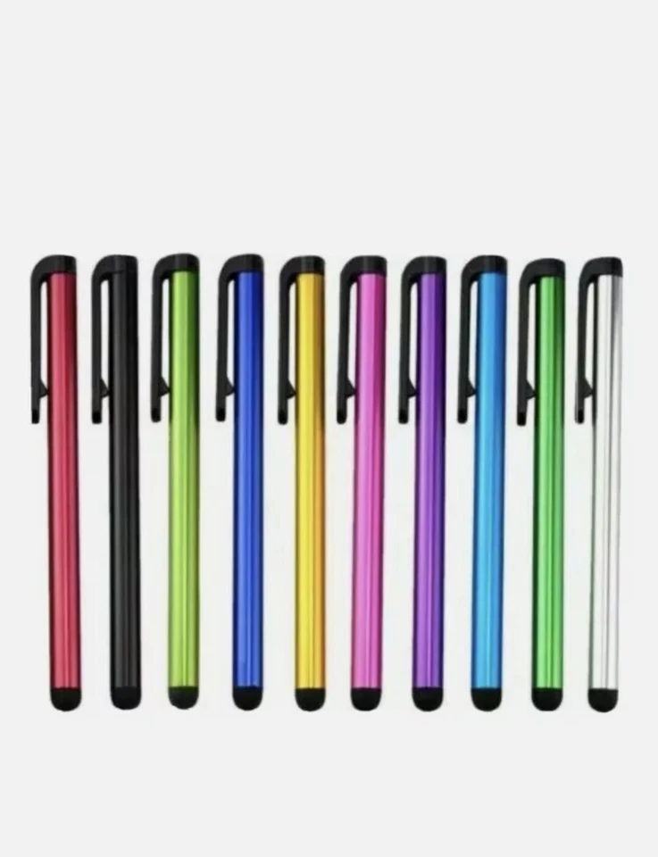 10 x STYLUS PENS for TOUCH SCREEN TABLET MOBILE SAMSUNG IPHONE IPAD HUAWEI Etc. - Image 1 of 1