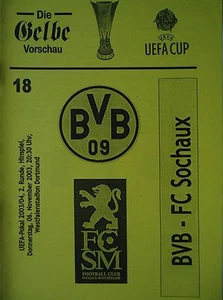 Die Gelbe UEFA Cup 2003/04 Borussia Dortmund - FC Sochaux - Picture 1 of 1