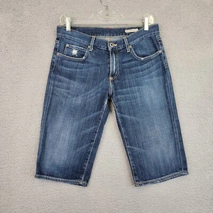 Pantalones cortos para mujer Chip and Pepper talla 26 lavado oscuro desgastado tiro medio denim - Imagen 1 de 14