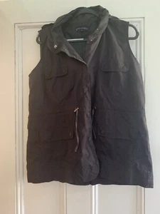 Gordon Smith Petites Brown Vest With Hood Size 14 - Picture 1 of 9