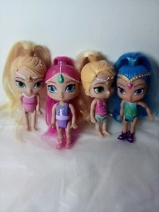Viacom Mattel 2015 Shimmer and Shine Genie Dolls Lot of 4 - Bild 1 von 18