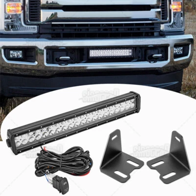 22 inch Lower Grille LED Light Bar Combo Kit For 17-19 Ford F250 F350 Super Duty - Image 1 of 4