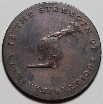 (c1790's) Lancaster Edge Kentucky Token - Image 1 of 4