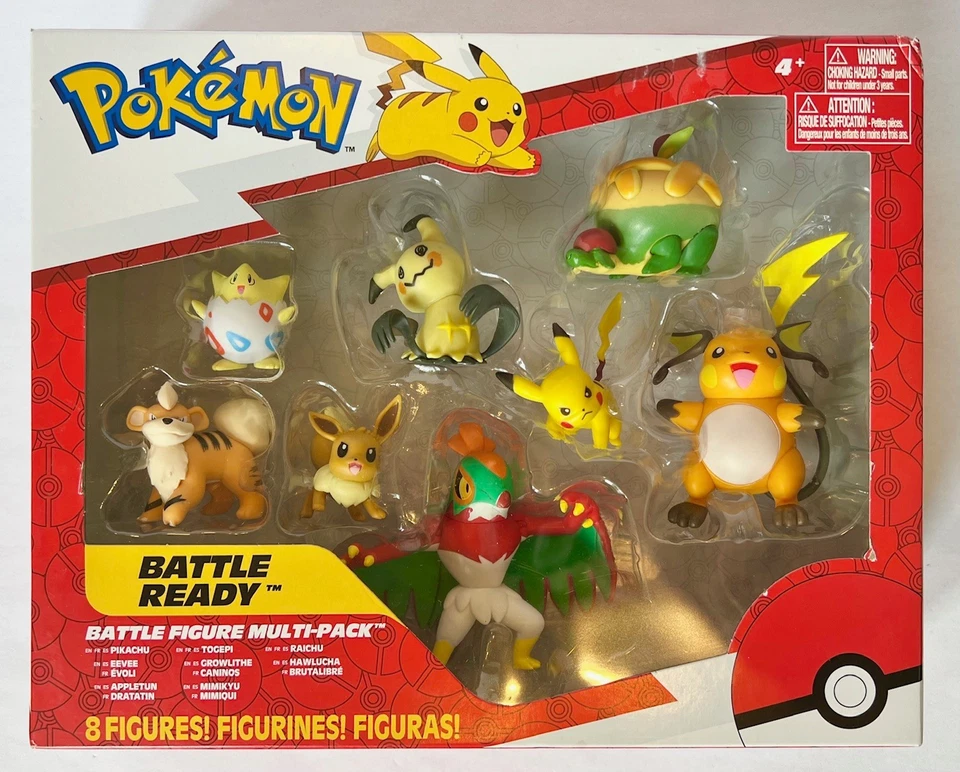 Jazwares Pokemon Battle Figure 8pk Multipack