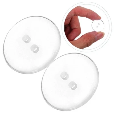  50 Pcs Round Transparent Snap Button Handmade Buttons for Crafts - Image 1 of 4