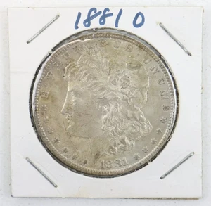 1881-O Morgan dollaro d'argento quasi non circolato New Orleans zecca - Foto 1 di 4