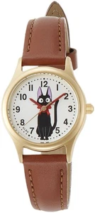 Brand New Seiko Alba Kiki's Delivery Service Watch ACCK405 Jiji Cat Brown  - Picture 1 of 5