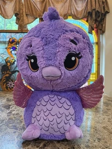 Hatchimals Jumbo Plush 20" Purple Bird Stuffed Animal Toy with Metallic Wings - Picture 1 of 12