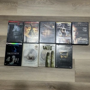 SCARY HORROR SUSPENSE 9 movies DVD lot - Picture 1 of 3