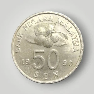 Malaysia 50 Fifty Sen 1990 - Picture 1 of 1